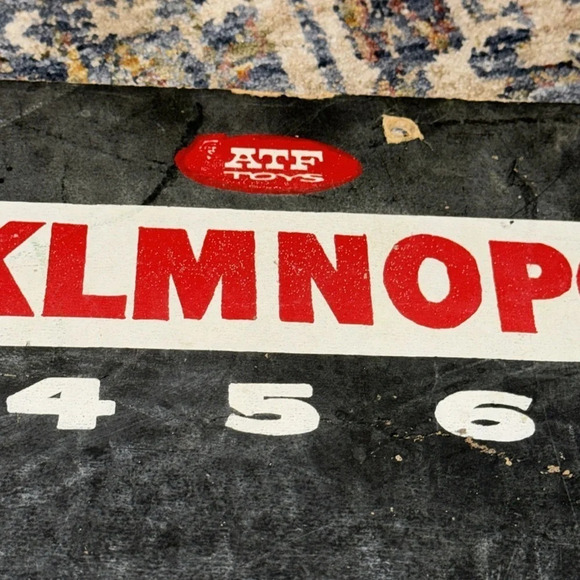 Vintage Children’s Chalkboard Blackboard Sign Numbers/Alphabet/Monkeys/Giraffe - Picture 9 of 16